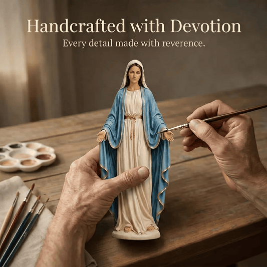 Limited Edition Virgin Mary Figurine | Sacred Faith Keepsake for Prayer Altar Decor