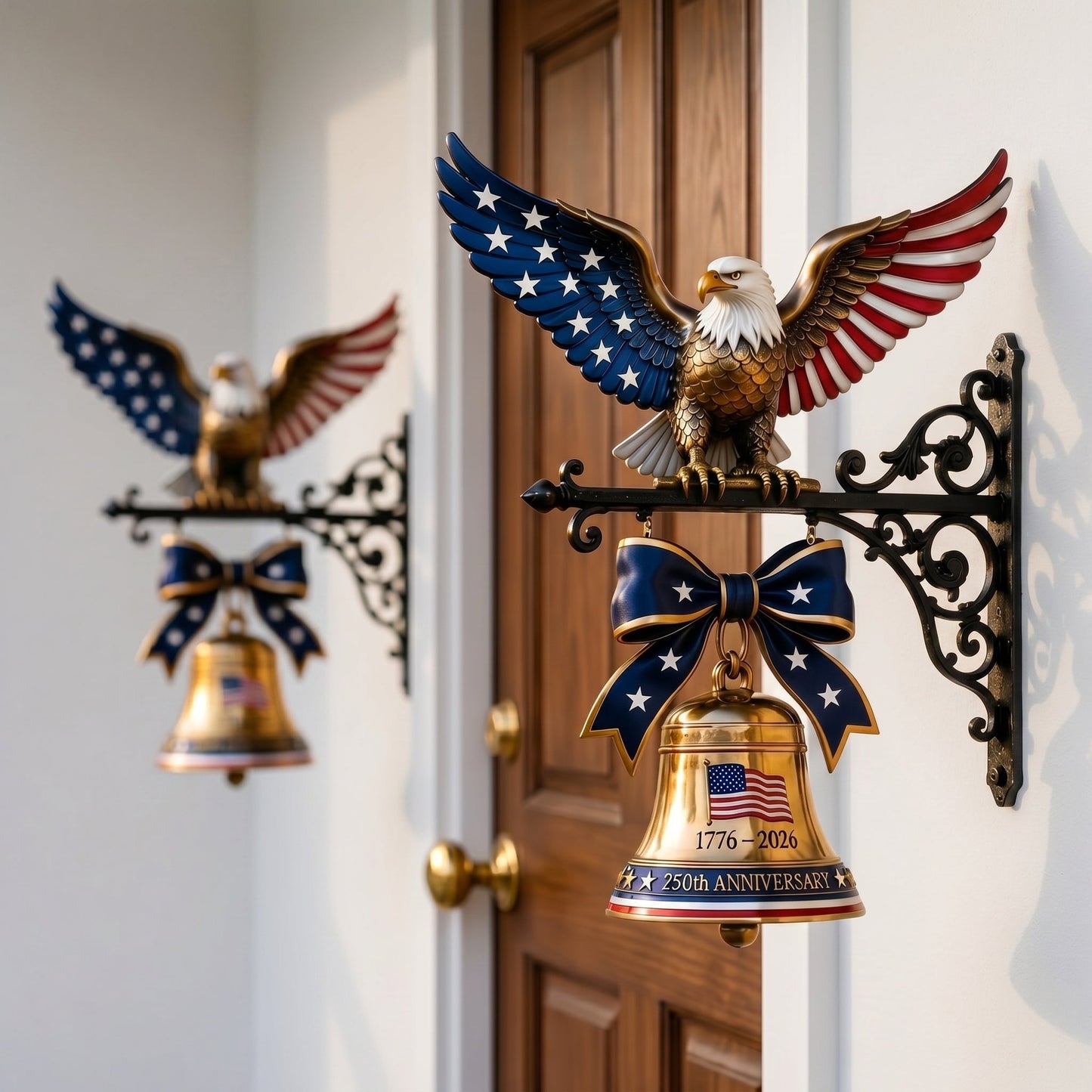 🔔🦅Spirit of Liberty Eagle Bell | 1776–2026 America Semiquincentennial Decor