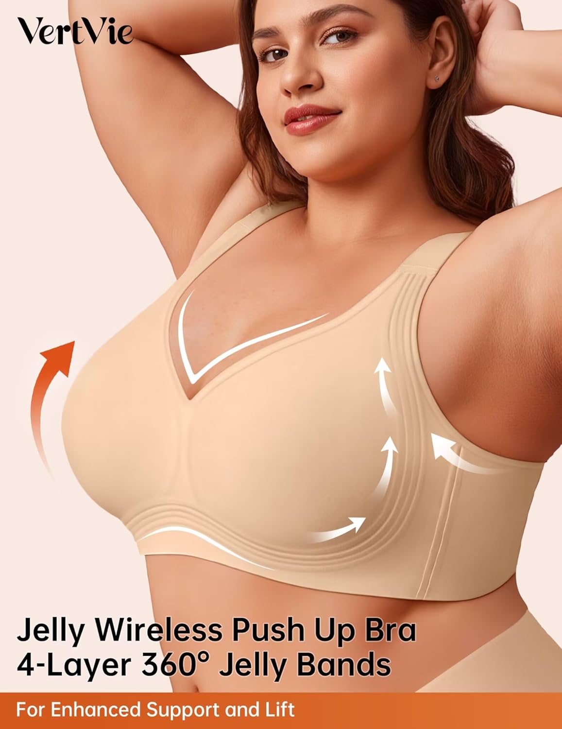 👙Plus Size Wireless Jelly Bra - Super Comfort