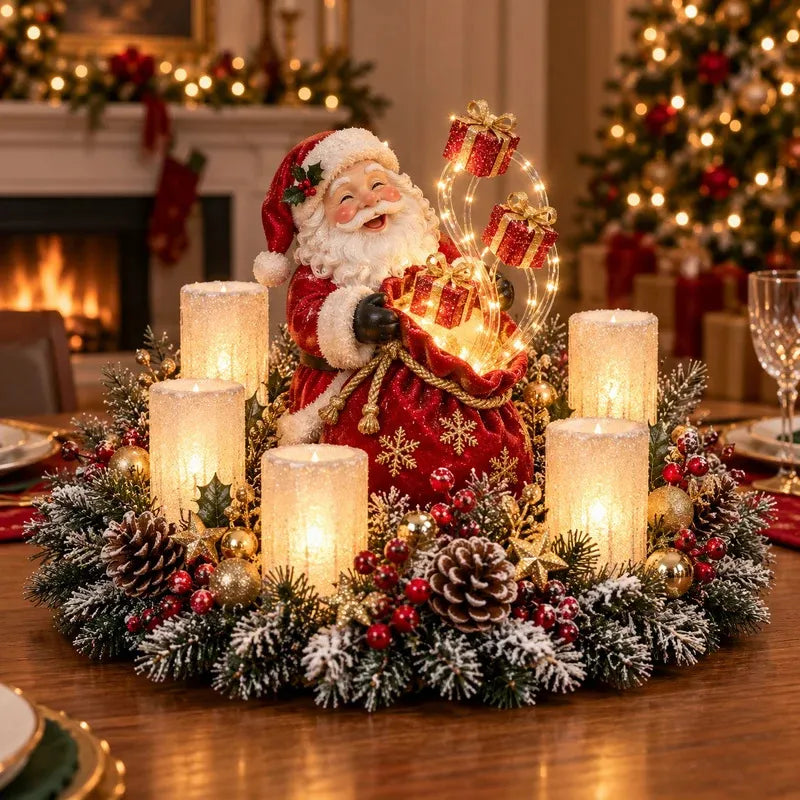 🧑‍🎄Christmas center decorations⛄Holiday table decorations