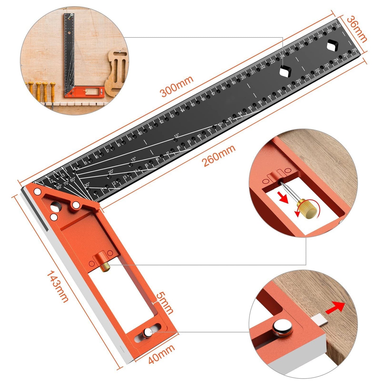 🔥Summer Hot Sale Promotion-49% OFF🛠️Multi-angle measuring ruler - naotstore