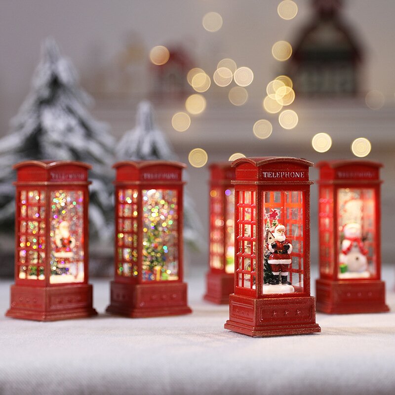 Naotstore - LED Lighted Spinning Christmas Lantern