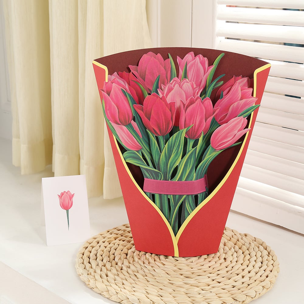 🔥Last day! 💥Special sale - Pop Up Flower Bouquet Greeting Card - naotstore