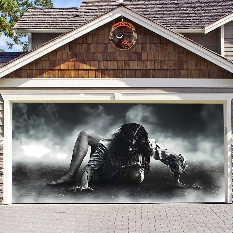 🔥Last day! 💥Special sale - Halloween Garage Door Decoration