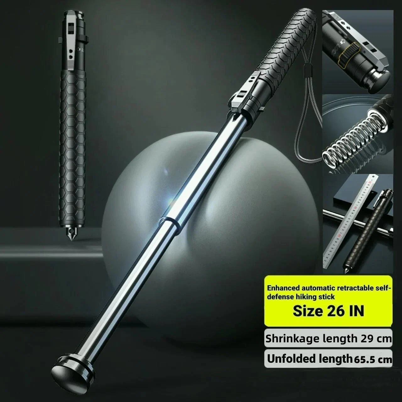 💥This week's specials - Enhanced Automatic Retractable Self-Defense Hiking Stick - naotstore