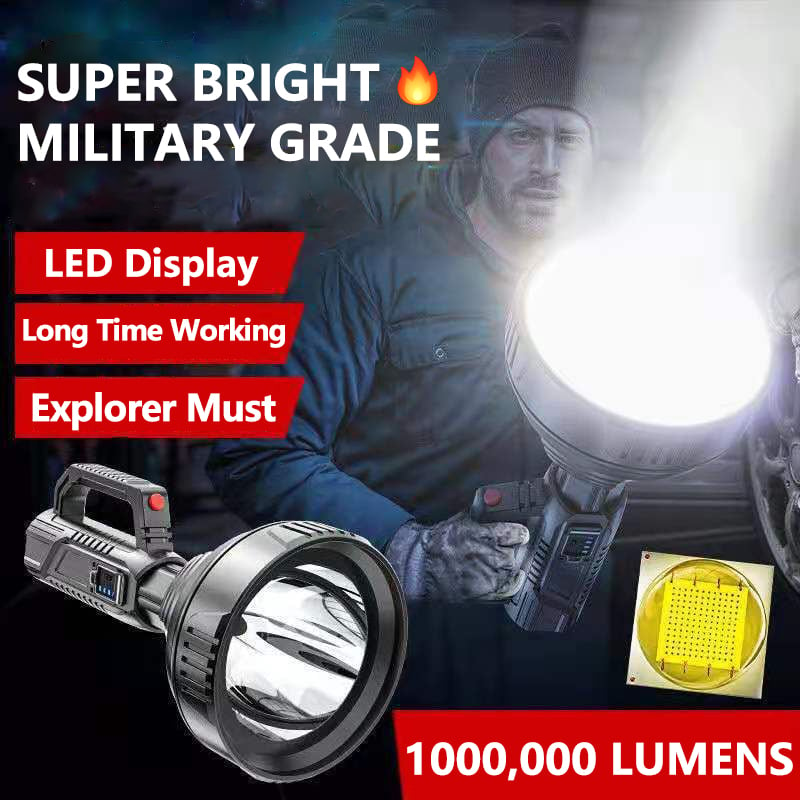 🔥🎁Last day! -55% off🔥New German 1000000 lumens Waterproof Spot Lights Handheld Large searchlight - naotstore