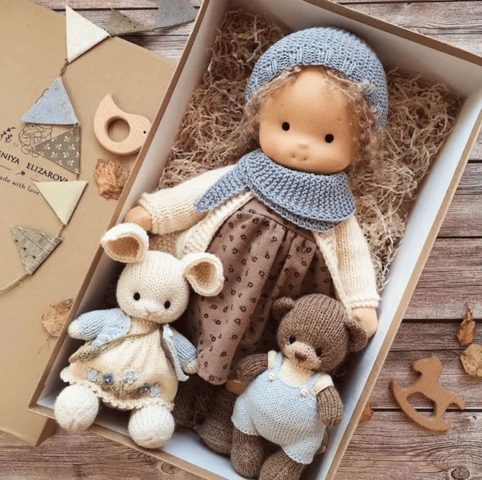 💥Specials this week🎁The Best Gift for Kids-Handmade Waldorf Doll - naotstore