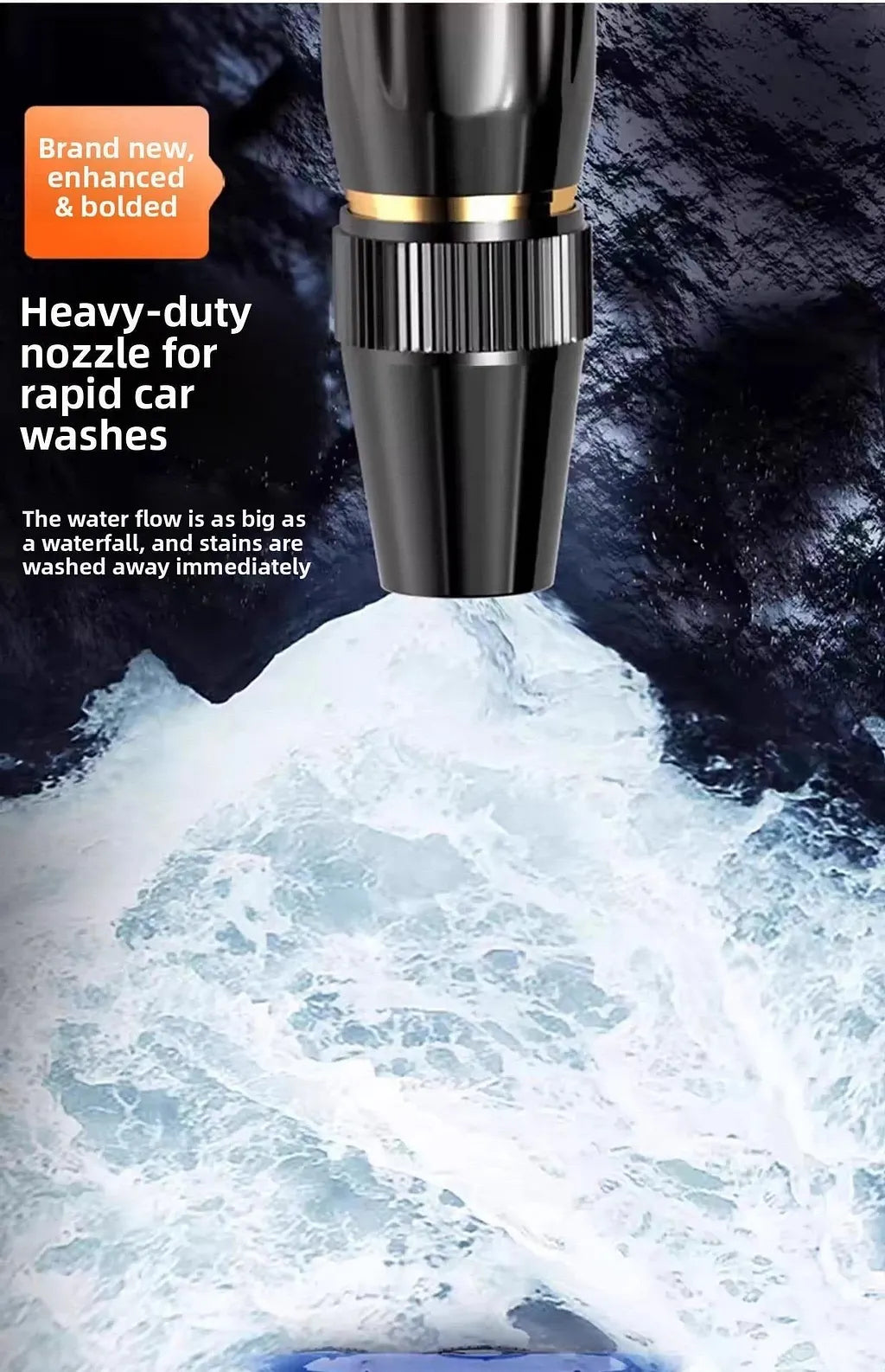 💥Hot Sale 45% Off💥Portable High Pressure Car Washer Pump with Spray Nozzles