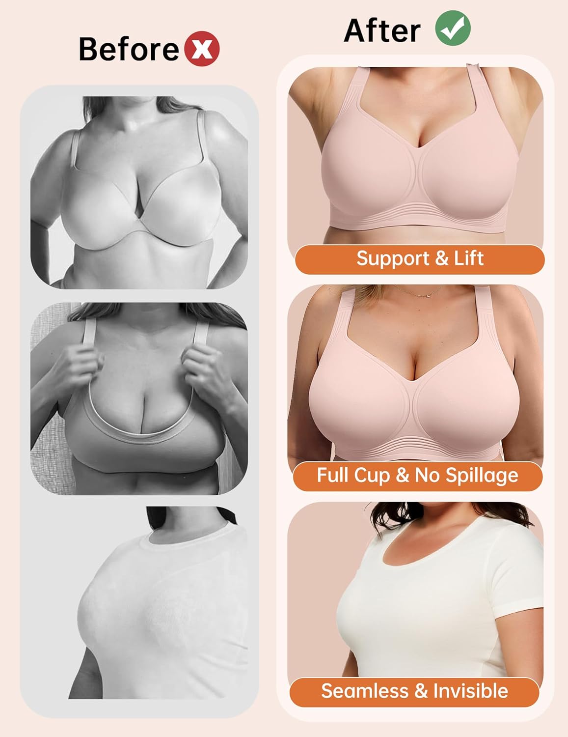 👙Plus Size Wireless Jelly Bra - Super Comfort