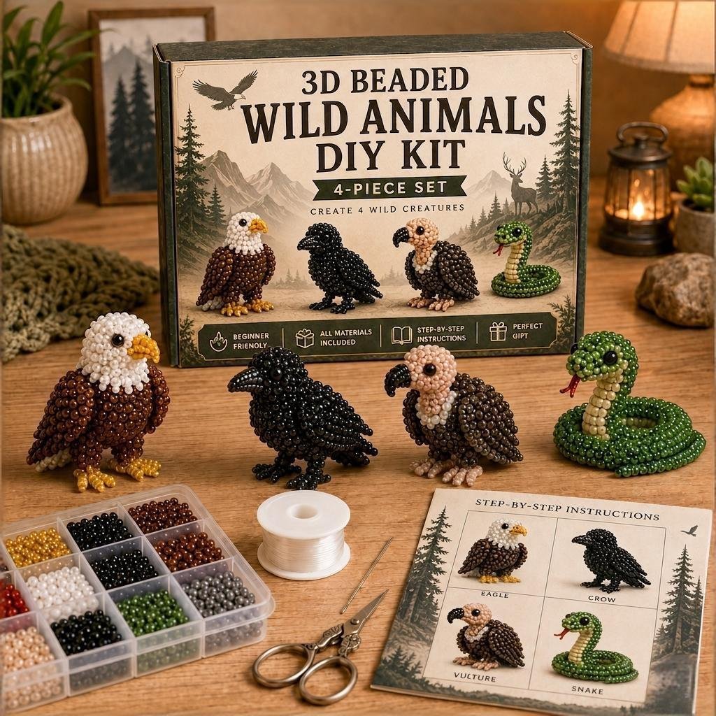 ✨Hot Selling! DIY Mini 3D Animal Beading Set