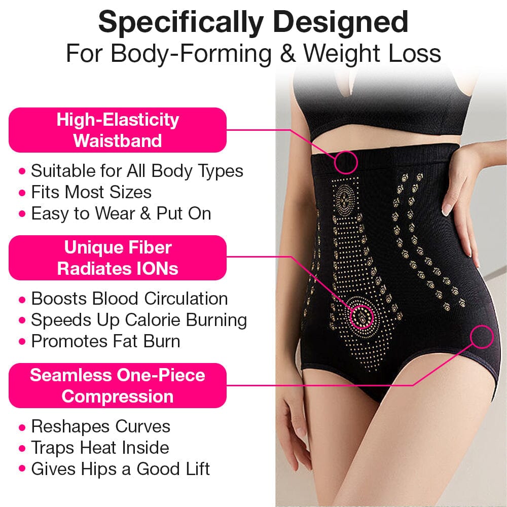 💥The hottest item this month - Negative ion high waist graphene unique fiber repair body shaping clothing - naotstore