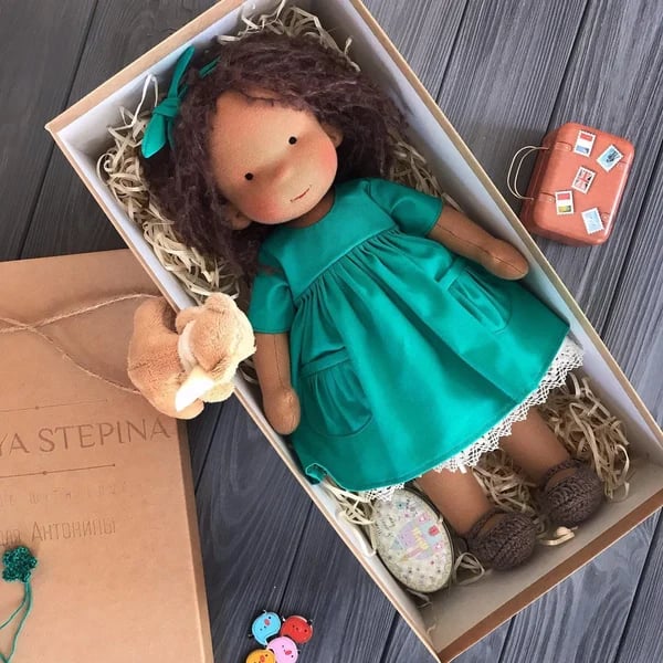 💥Specials this week🎁The Best Gift for Kids-Handmade Waldorf Doll - naotstore