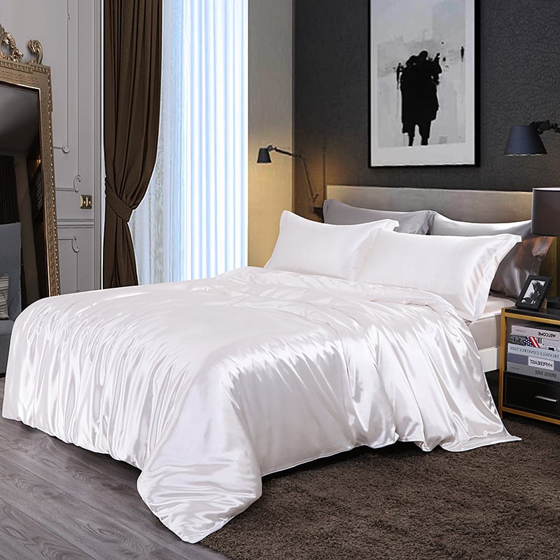 Luxury 25 momme pure mulberry silk four-piece bedding set