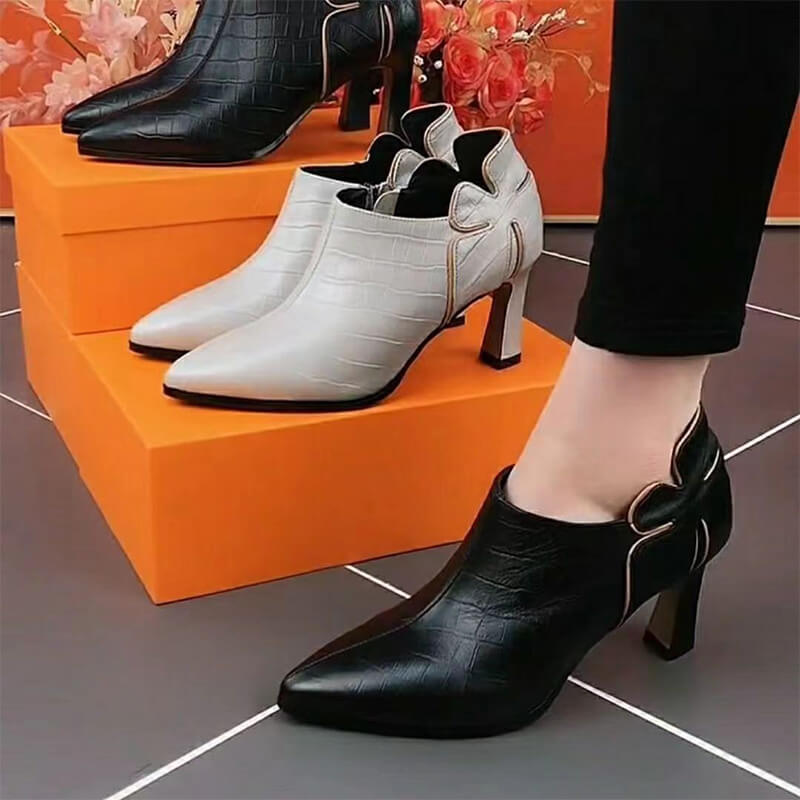 💥Specials of the week - Women's Pointed Toe Fashion All-match Thick-Heeled Shoes - naotstore