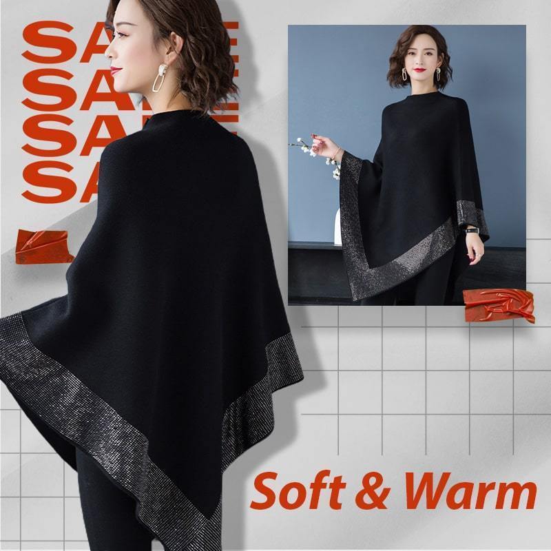 🔥Last day! 💥Special sale - Shiny Women's Wool Shawl