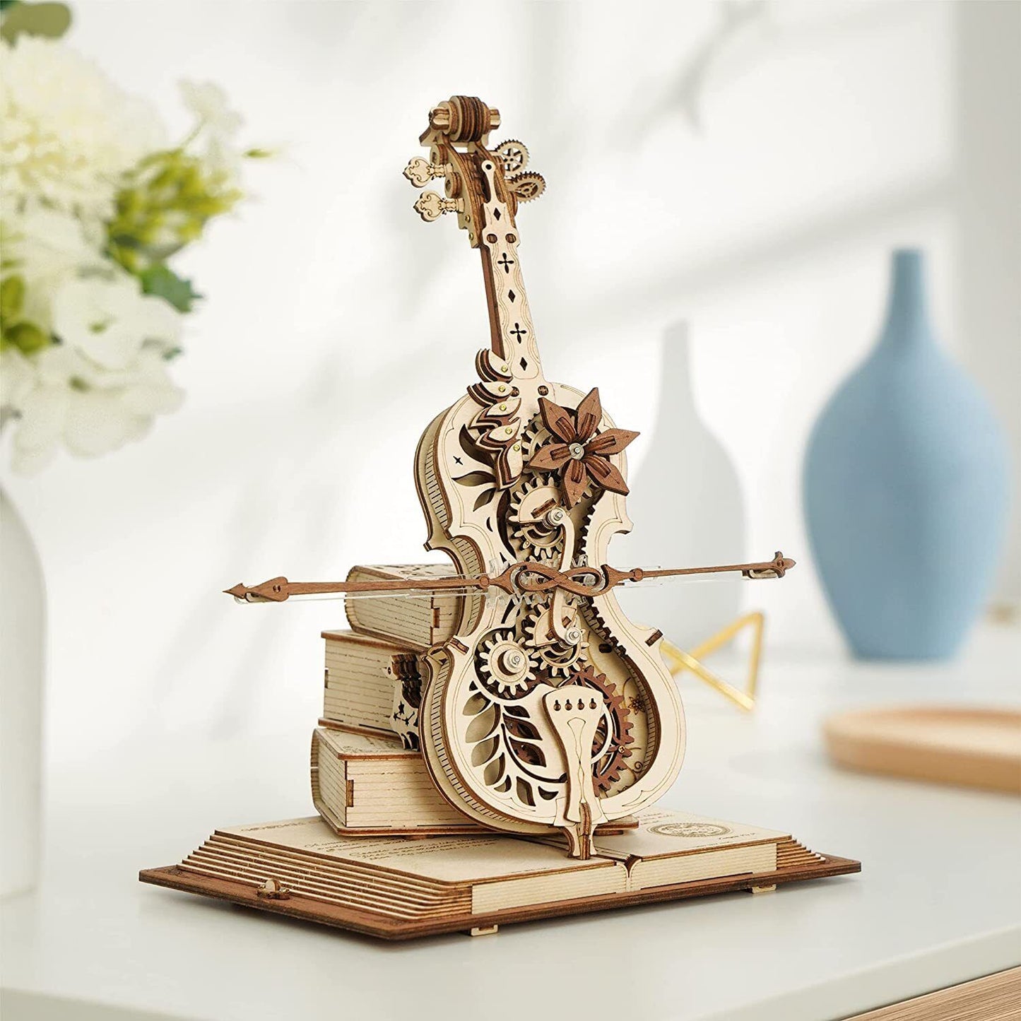 🔥Last day! 💥Special sale - DIY Wooden Cello, Self Playing Musical Instrument, Magic Music Box, Cool Gift Ideas - naotstore