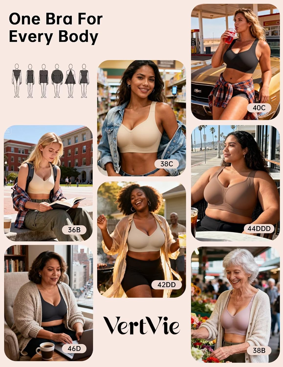👙Plus Size Wireless Jelly Bra - Super Comfort