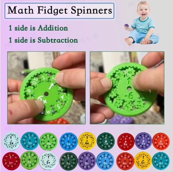 🔥Last day! 💥Special sale - New Math Fidget Spinners