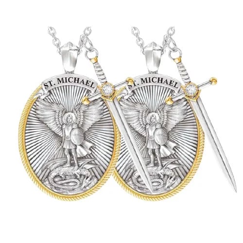 🎁Last day! 💥Special sale - St. Michael Archangel Pendant