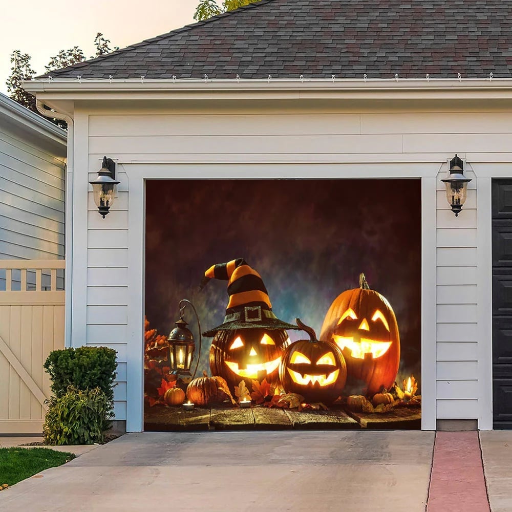 🔥Last day! 💥Special sale - Halloween Garage Door Decoration