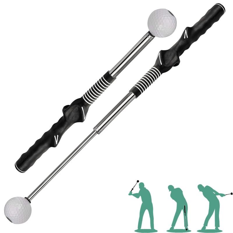 🏒Retractable Telescopic Golf Swing Training Aid Practice Club