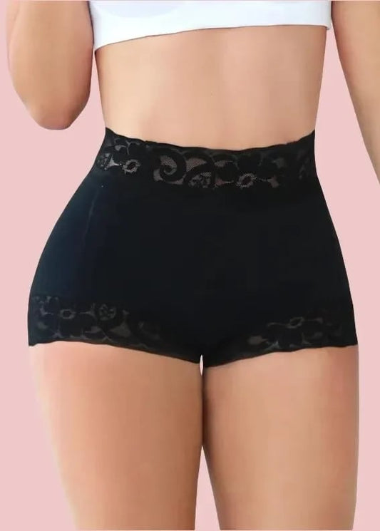 Naotstore - Women Lace Classic Daily Wear Body Shaper Butt Lifter Panty Smoothing Brief