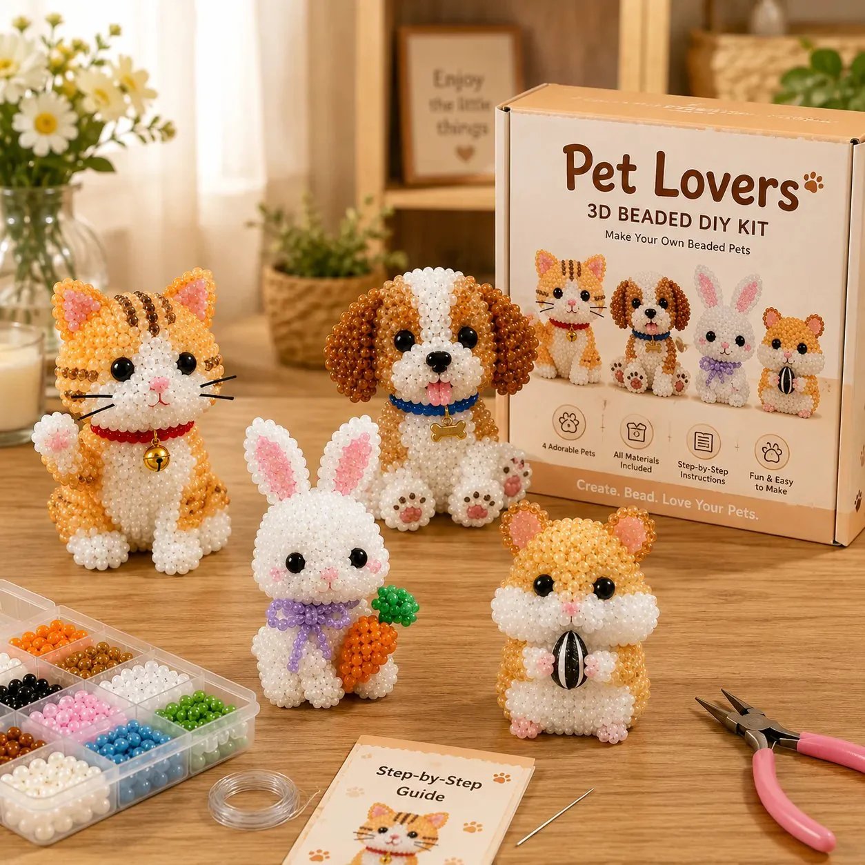 ✨Hot Selling! DIY Mini 3D Animal Beading Set