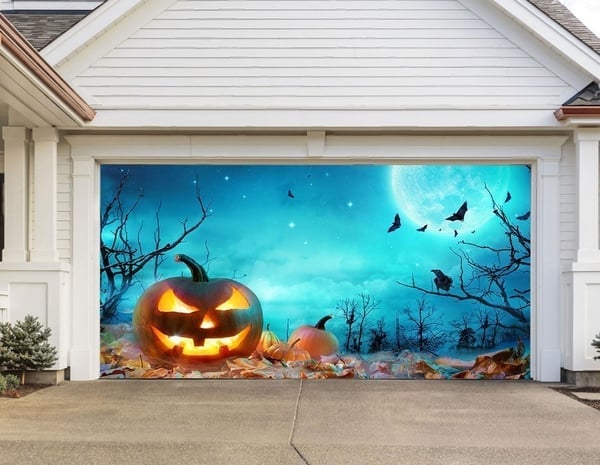 🔥Last day! 💥Special sale - Halloween Garage Door Decoration