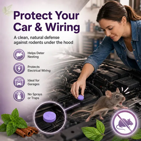 💥Limited time offer: 55% off🐀Natural scented rodent repellent tablets