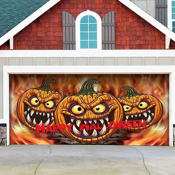 🔥Last day! 💥Special sale - Halloween Garage Door Decoration