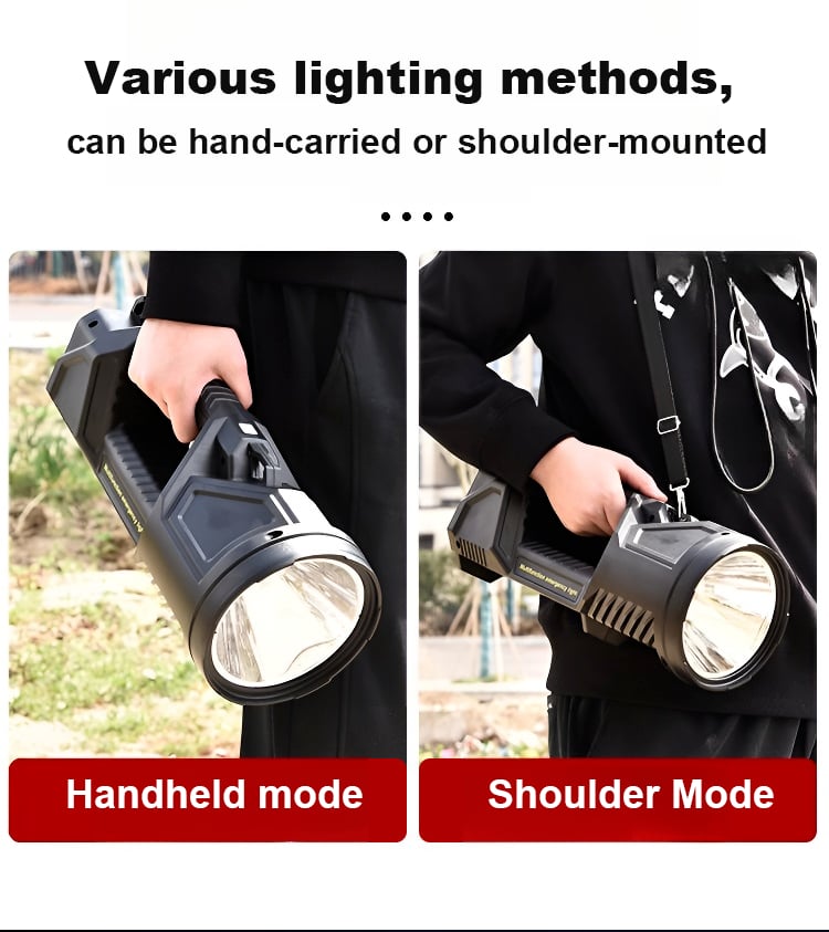 🔥🎁Last day! -55% off🔥New German 1000000 lumens Waterproof Spot Lights Handheld Large searchlight - naotstore