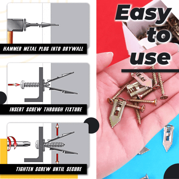 🔥Last day! 💥Special sale - Self-Drilling Anchors Screws