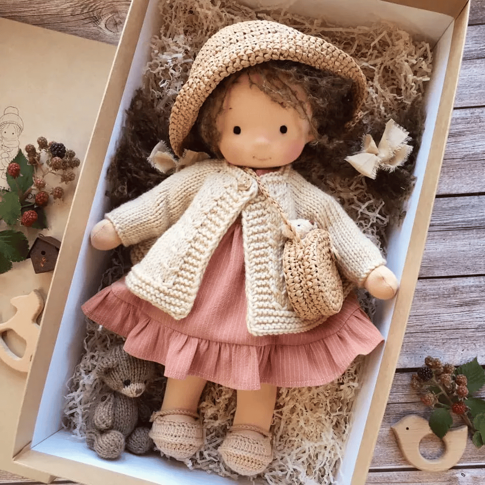 💥Specials this week🎁The Best Gift for Kids-Handmade Waldorf Doll - naotstore