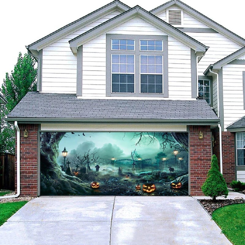 🔥Last day! 💥Special sale - Halloween Garage Door Decoration