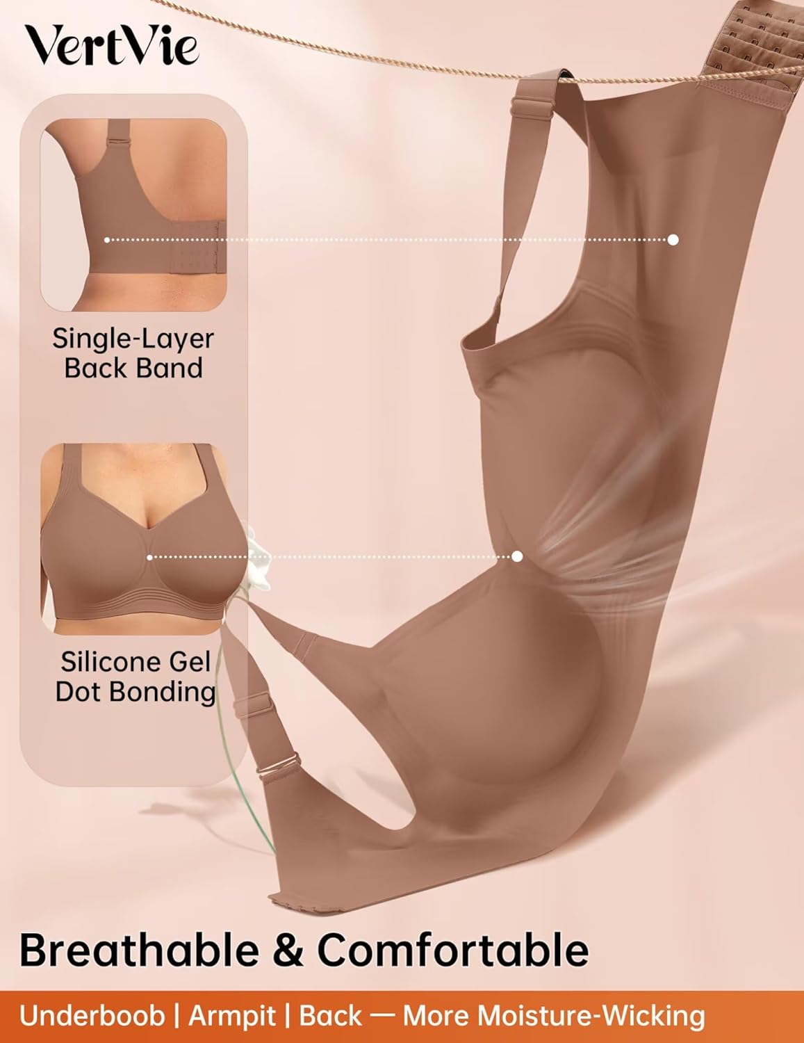 👙Plus Size Wireless Jelly Bra - Super Comfort