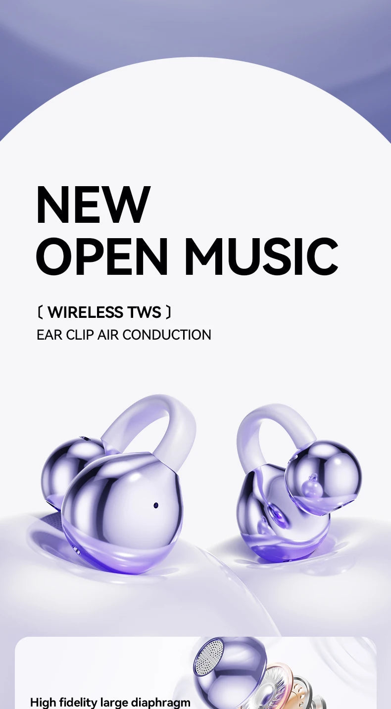 🔥Hot-selling ‼️wireless clip-on Bluetooth earphones