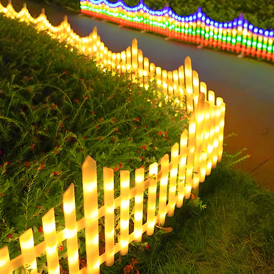 🎁💐Last Day!-55% OFF🔥Wave solar LED lighting garden fence - naotstore