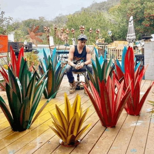 💥This Week's Special Price $24.99🌵Waterproof Solar Garden LED Agave