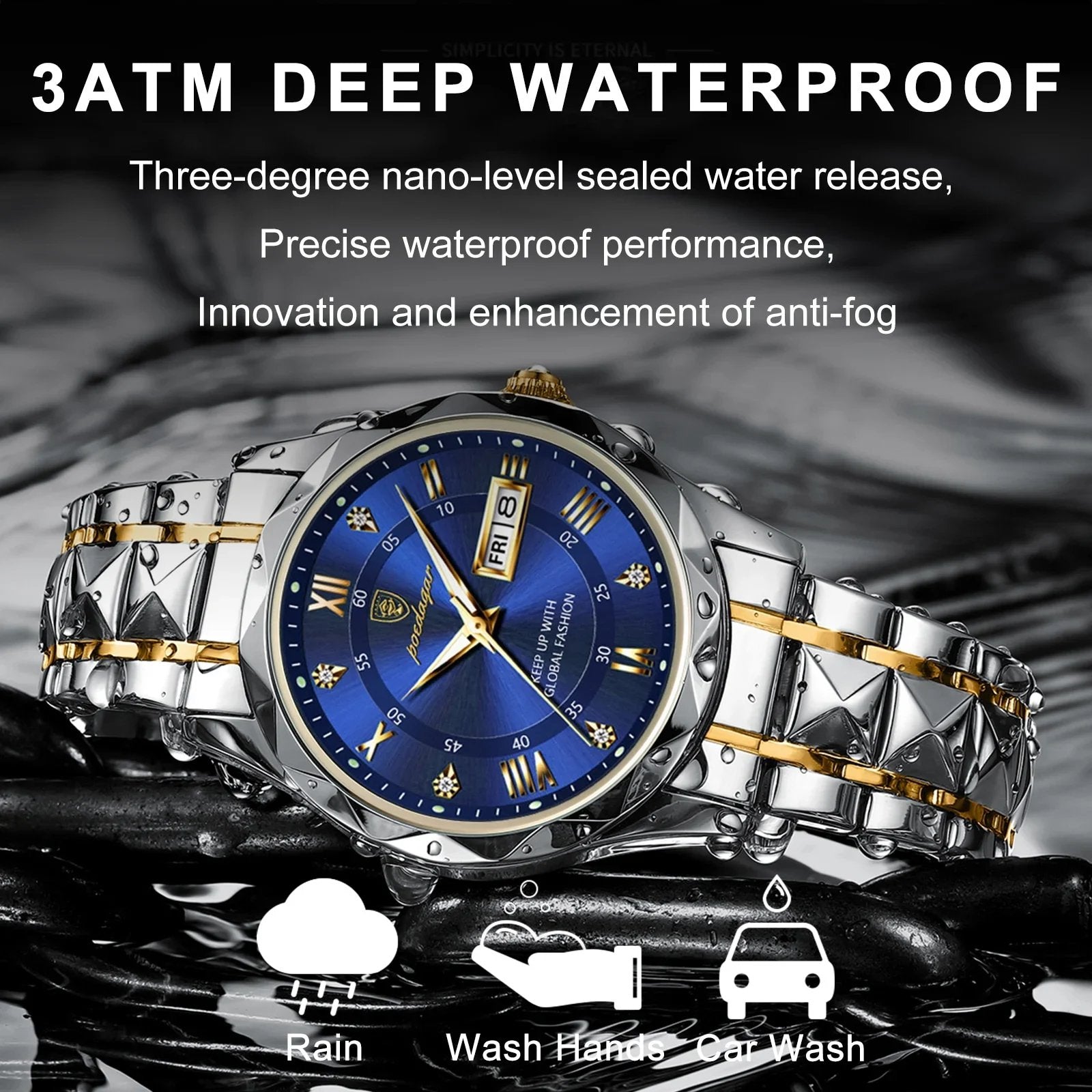 💥Popular product recommendations - Waterproof Top Brand Luxury Man Wristwatch With Luminous - naotstore