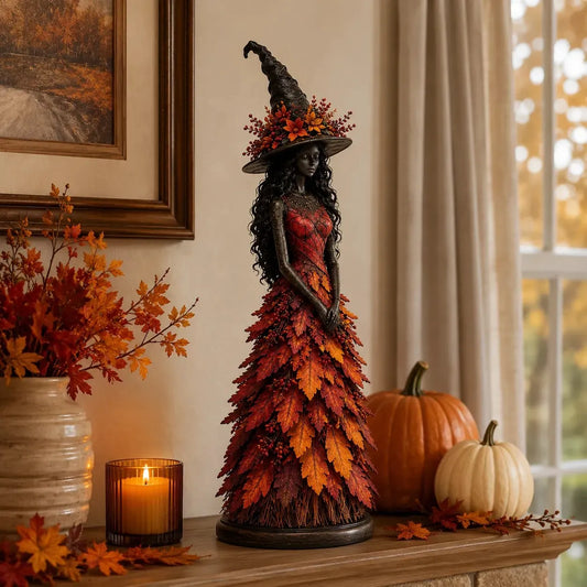 🪄🔮Cottagecore Fall Decor Idea｜Magical Enchanted Witch Figurine