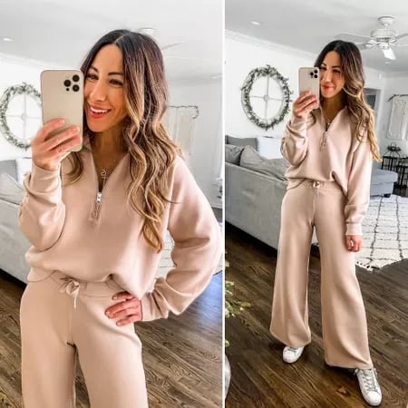 💕Hottest items this month - Long Sleeve Wide Leg Jumpsuit - naotstore