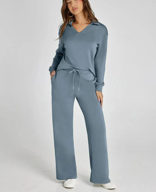 Naotstore - Casual Long Sleeve Sweatsuits Sets
