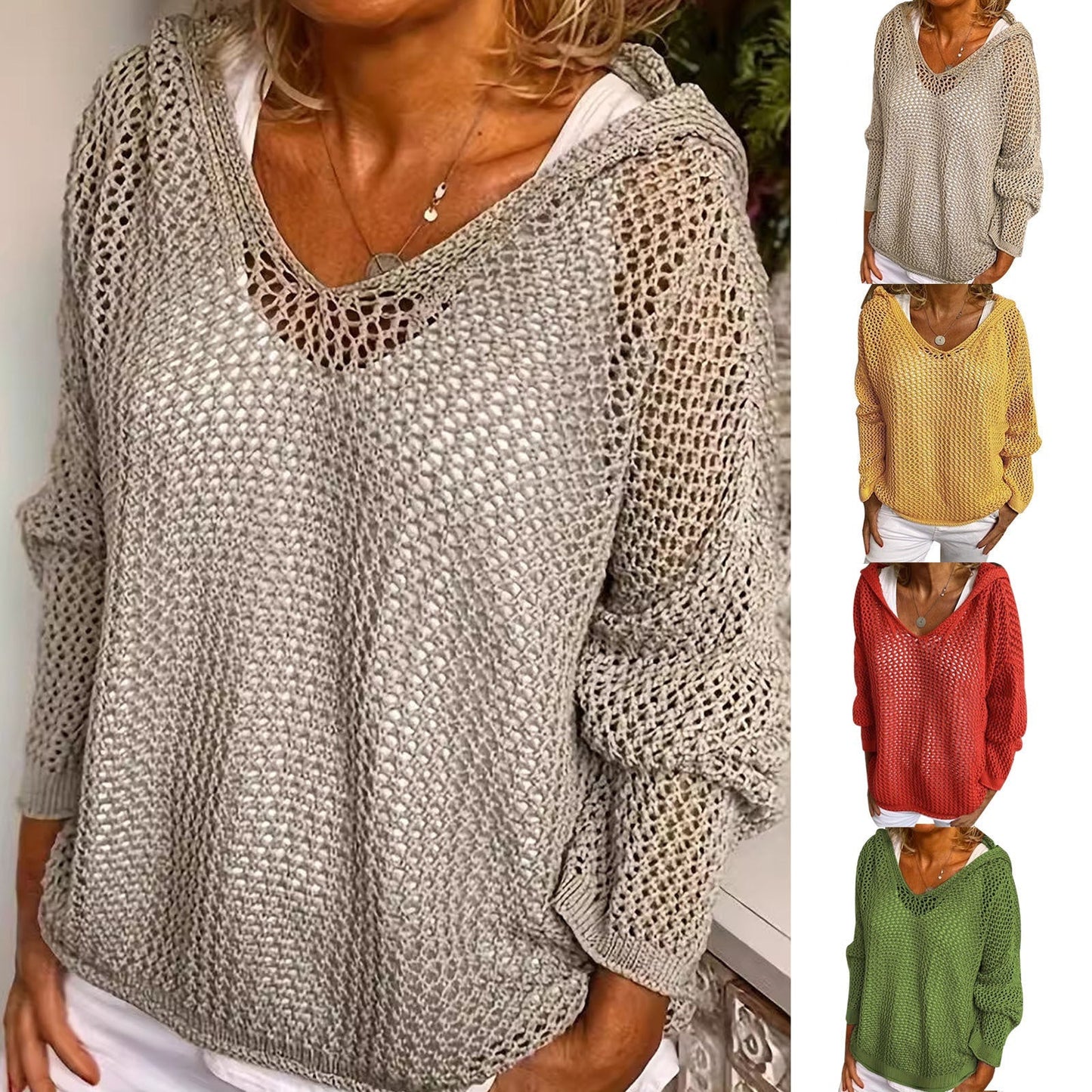 Women's Casual Soft Knitted Pullover