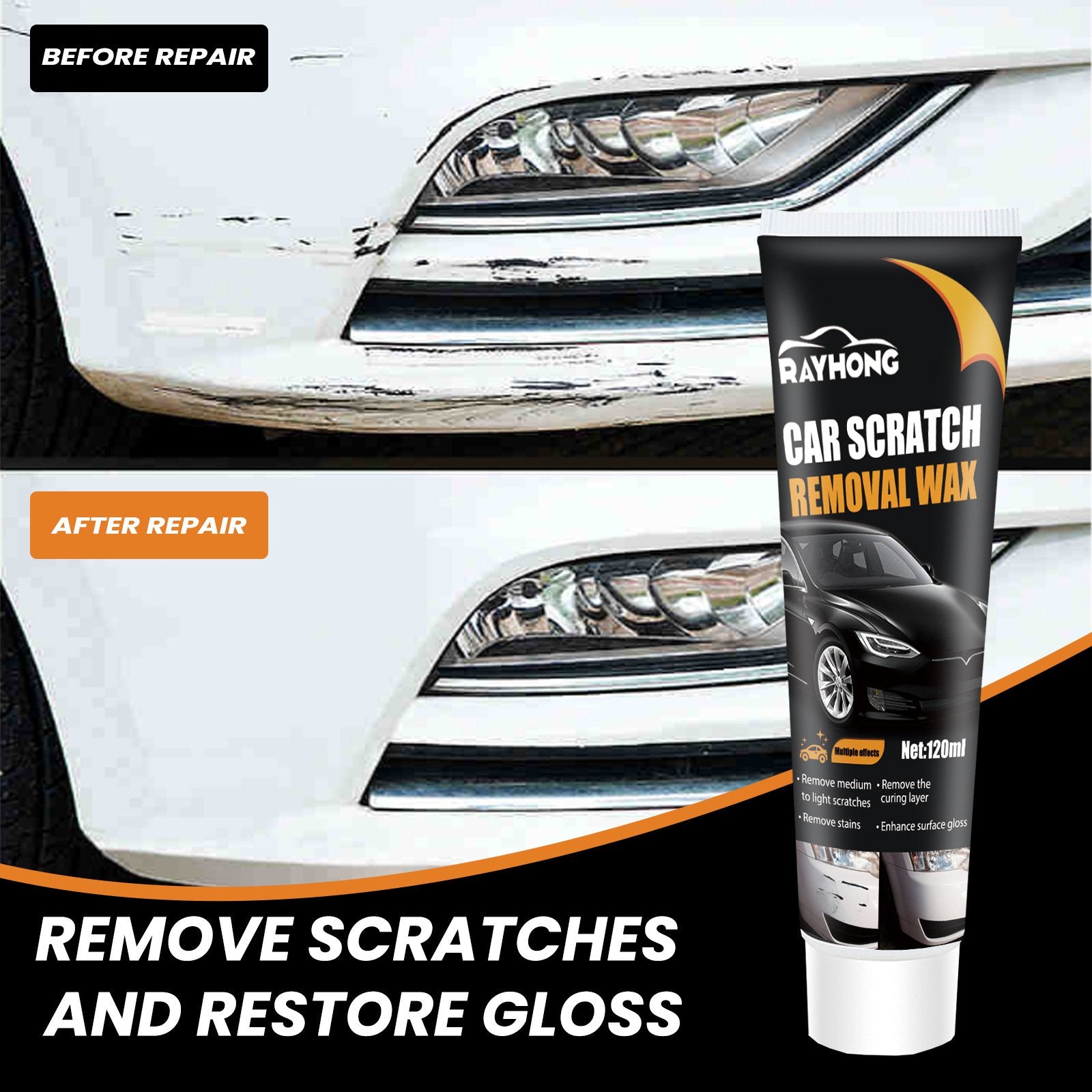 🔥Last day! 💥Special sale - Car scratch repair wax - naotstore