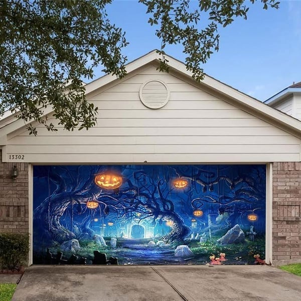 🔥Last day! 💥Special sale - Halloween Garage Door Decoration