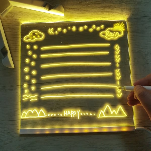 Naotstore - LED Note Board with Colors