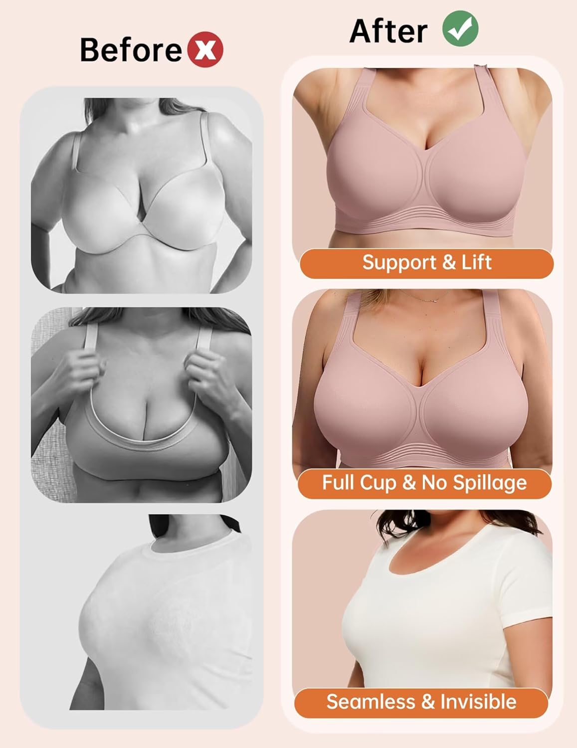 👙Plus Size Wireless Jelly Bra - Super Comfort