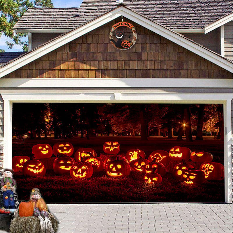 🔥Last day! 💥Special sale - Halloween Garage Door Decoration