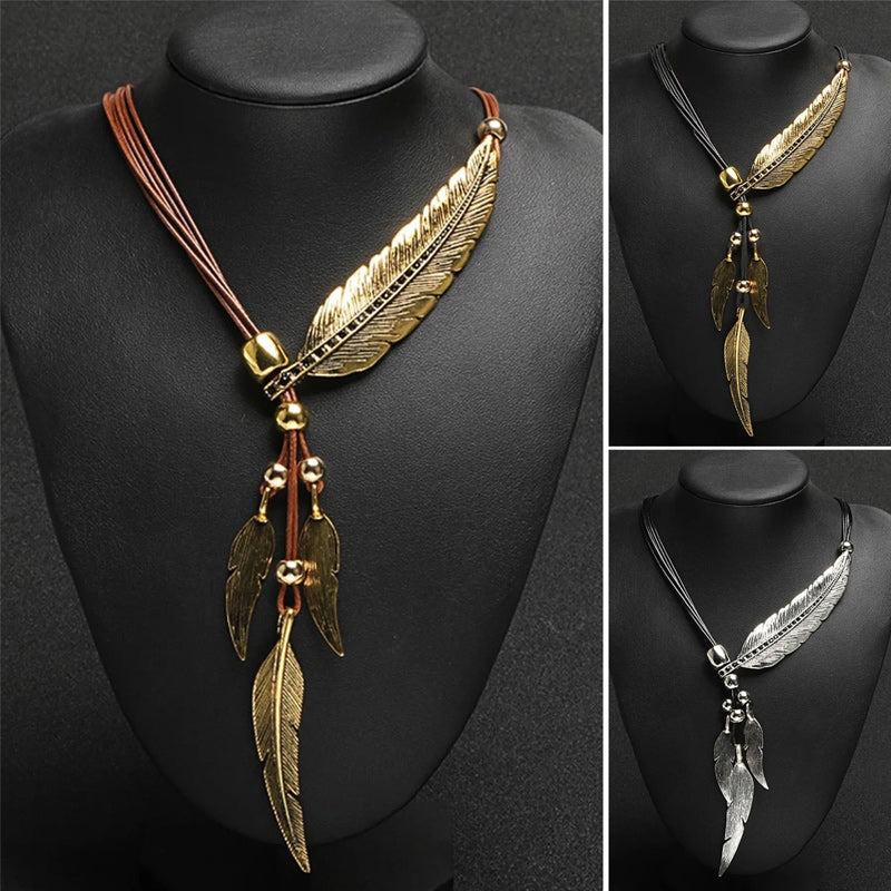 🔥Last day! 💥Special sale - Women's Feather Necklace - naotstore