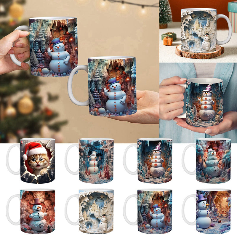 🤣Last day! 💥Special sale - 3D Christmas Mug - naotstore